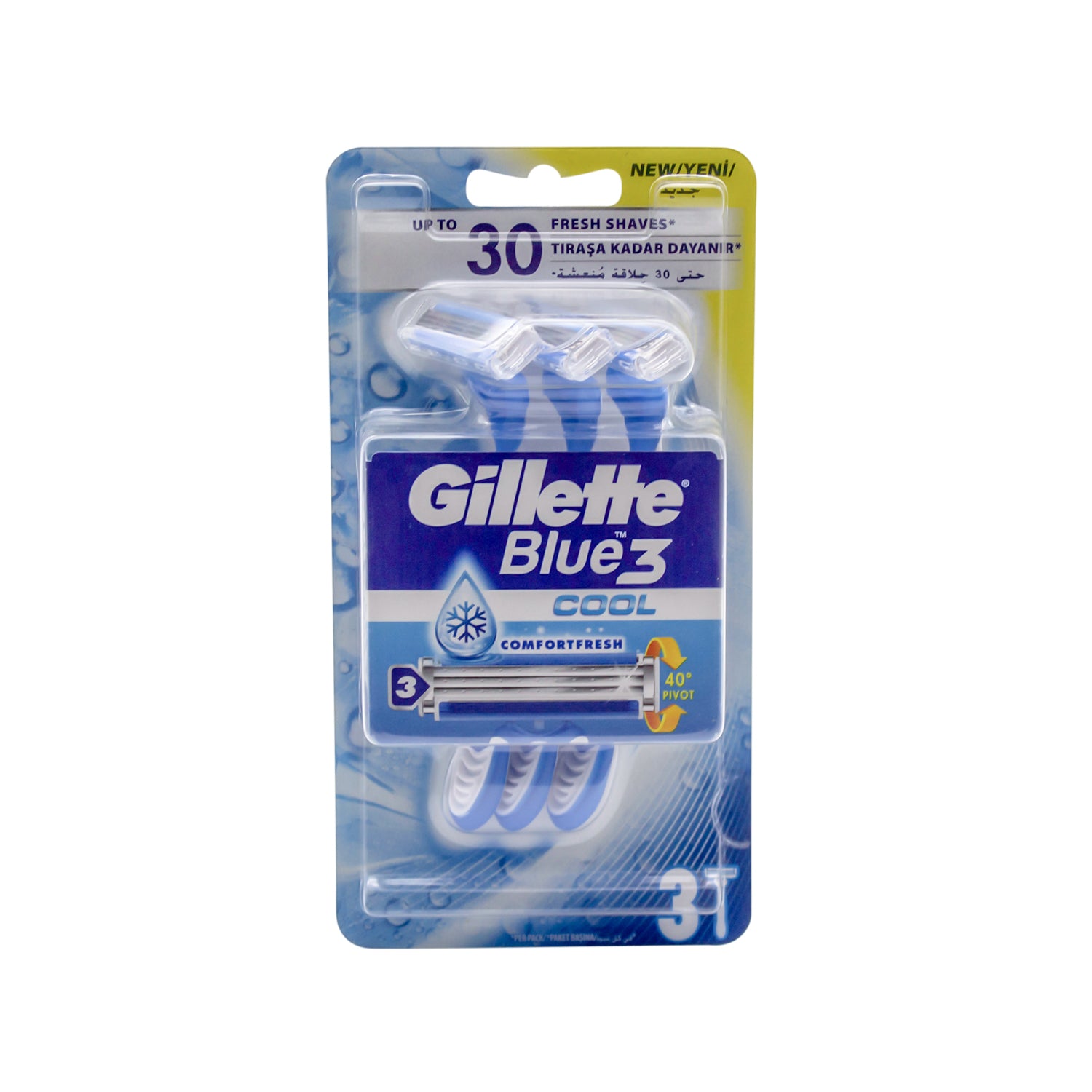 Gillette Blue 3 Cool Razors