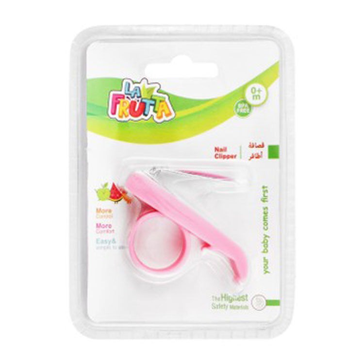 La Frutta Pink Baby Nail Clipper (0+ Months) - BPA free