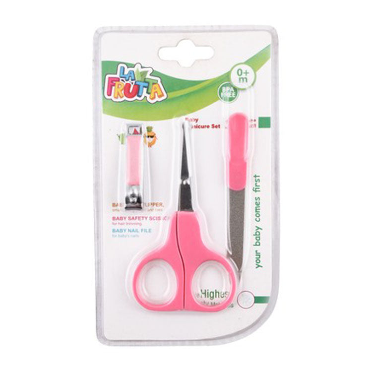 La Frutta Pink Baby Manicure Set (0+ Months)