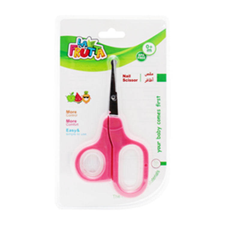 La Frutta Pink Nail Scissors for Babies (0+ Months) - BPA free