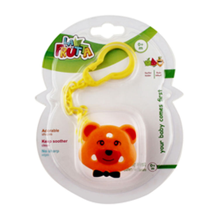 La Frutta Orange & Yellow Pacifier Holder (0+ Months)