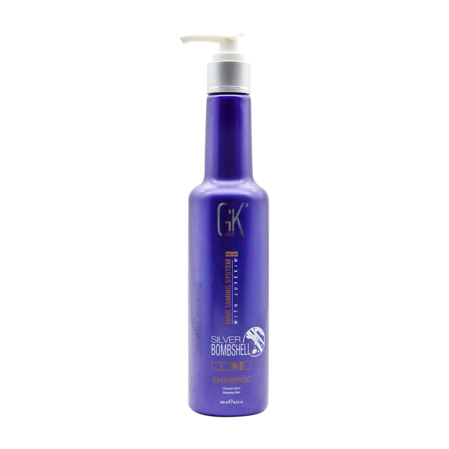 GK Hair Taming System Silver Bombshell Shampoo with Juvexin for Colored Hair Strength 3