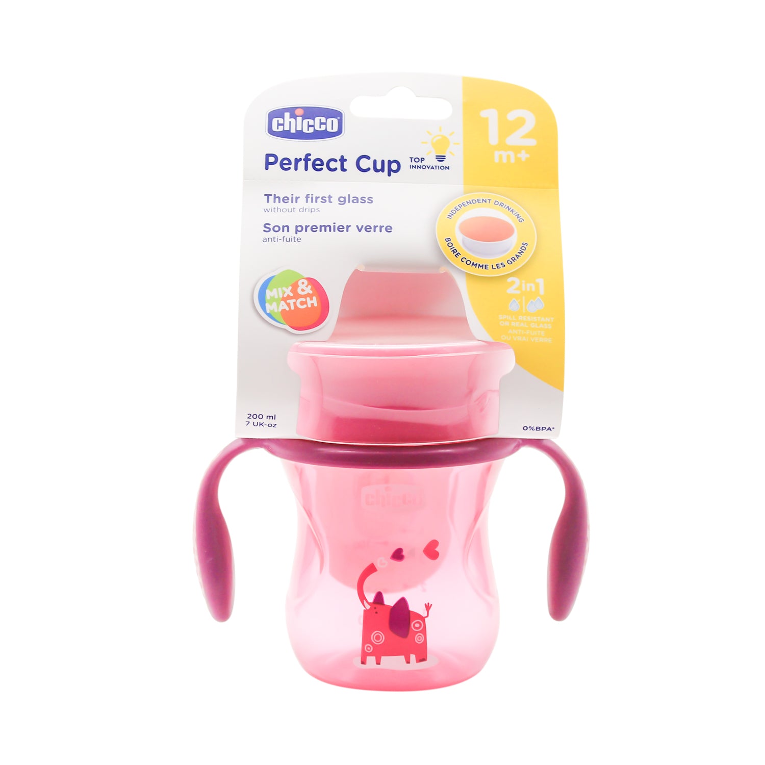 Chicco Perfect Cup Purple (+12M) 200ml  81370