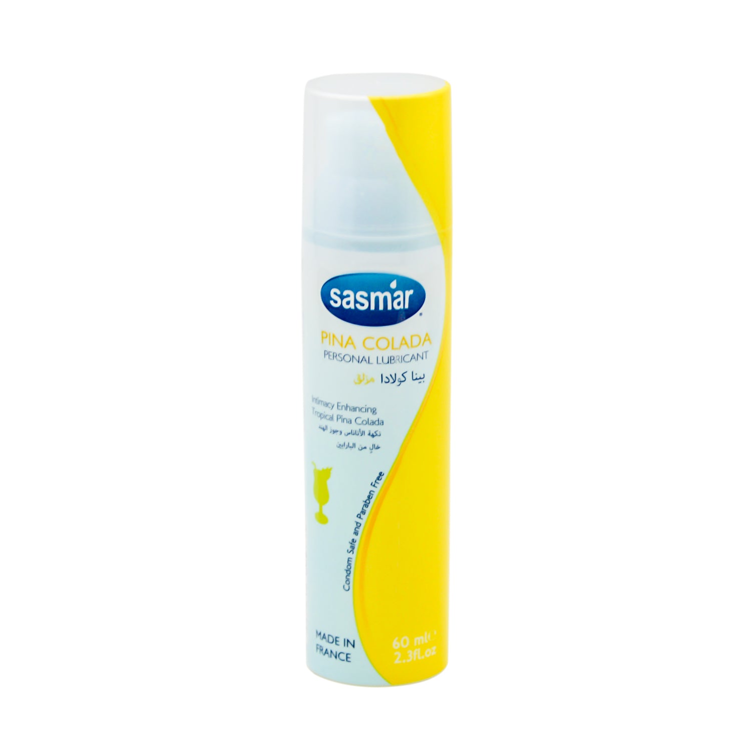 Sasmar Intimacy Enhancing Lubricant Pina Colada Flavor - parabens free