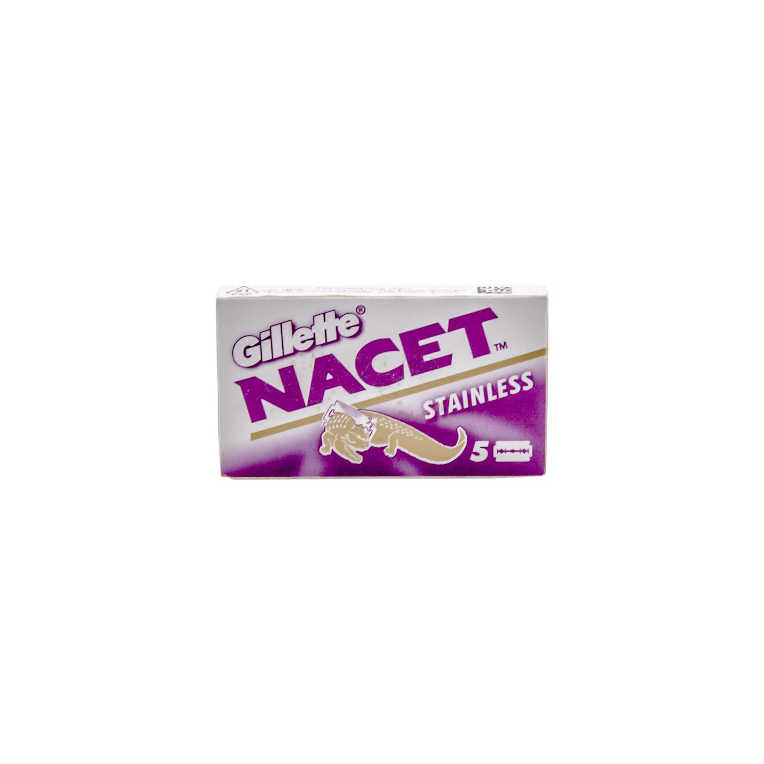 Gillette Nacet Stainless Shaving Blades 5  Piece