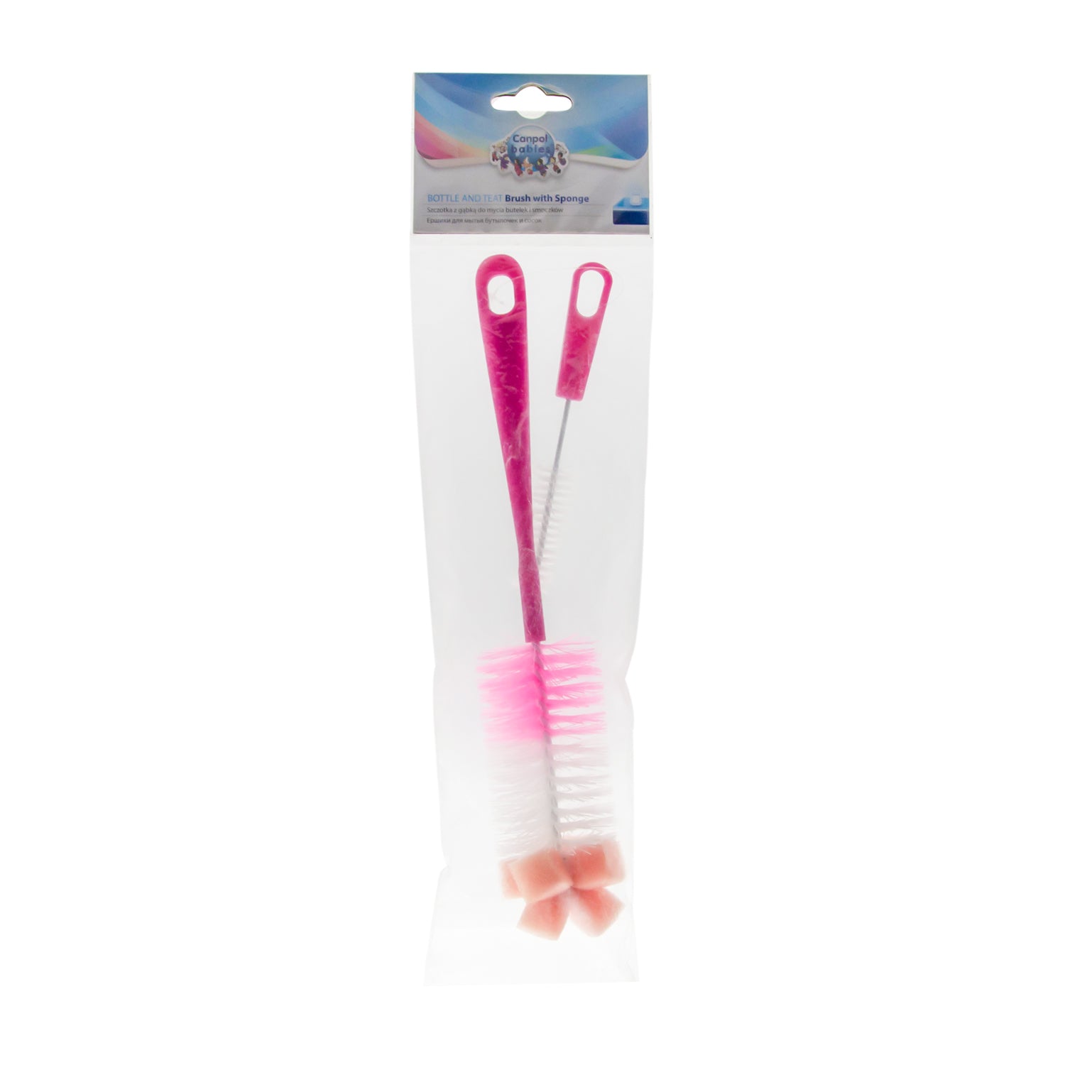 Canpol Babies Bottle & Teat Brush with Sponge