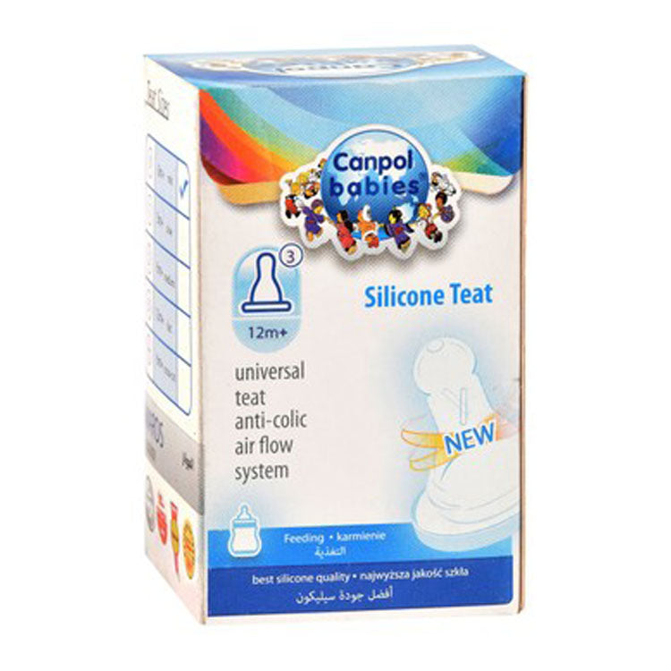 Canpol Babies Anti-Colic Silicone Teat Stage 3 (12+ Months)