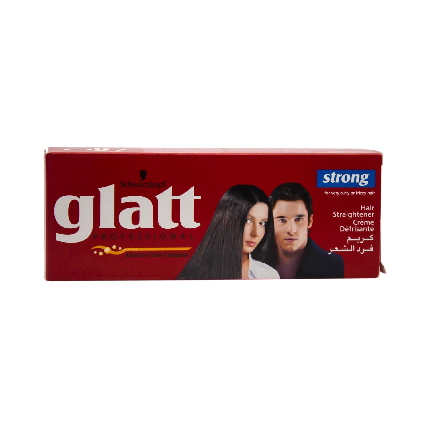 Glatt Hair Straightening Cream for Curly & Frizzy Hair Strong Hold