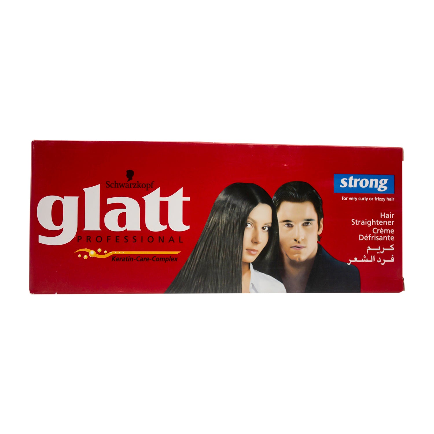 Glatt Hair Straightening Cream for Curly & Frizzy Hair Strong Hold