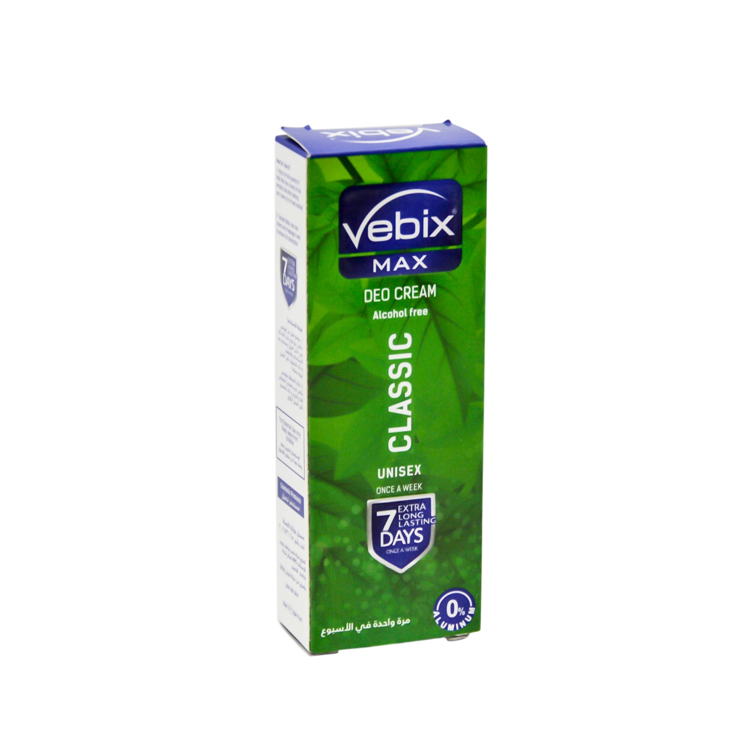 Vebix Max Classic Deo Cream - alcohol free