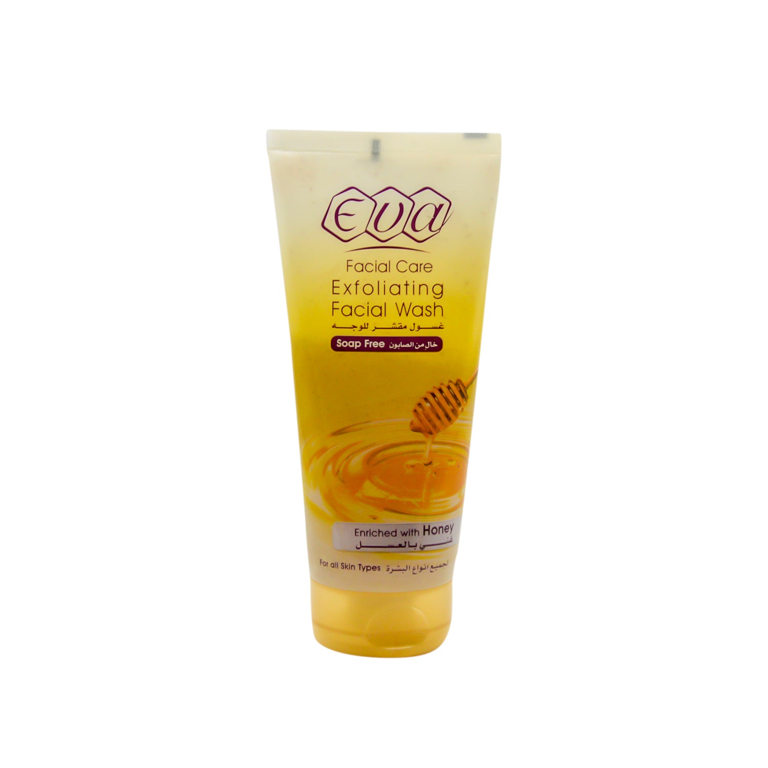 Eva Facial Care Exfoliating Facial Wash Enriched with Honey for All Skin Types - soap free