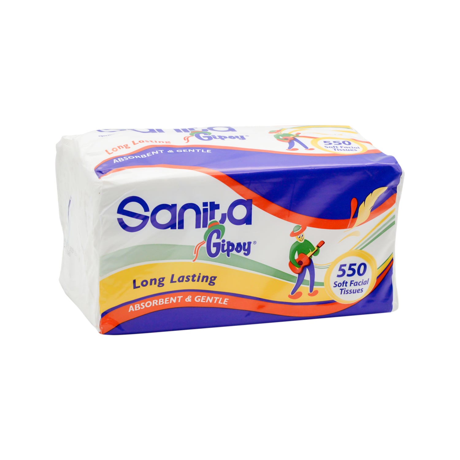 مناديل وجه سانيتا جيبسي، طبقتان