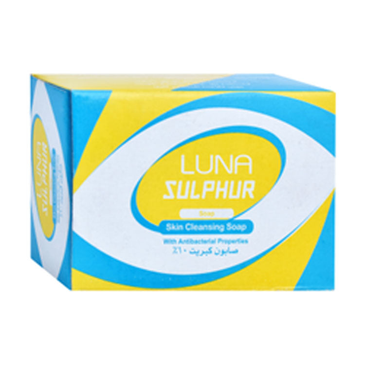 Luna Antibacterial Cleansing Sulfur Soap Bar 55 gr