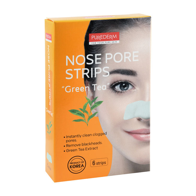 Purederm Botanical Choice Green Tea Nose Strips - parabens free