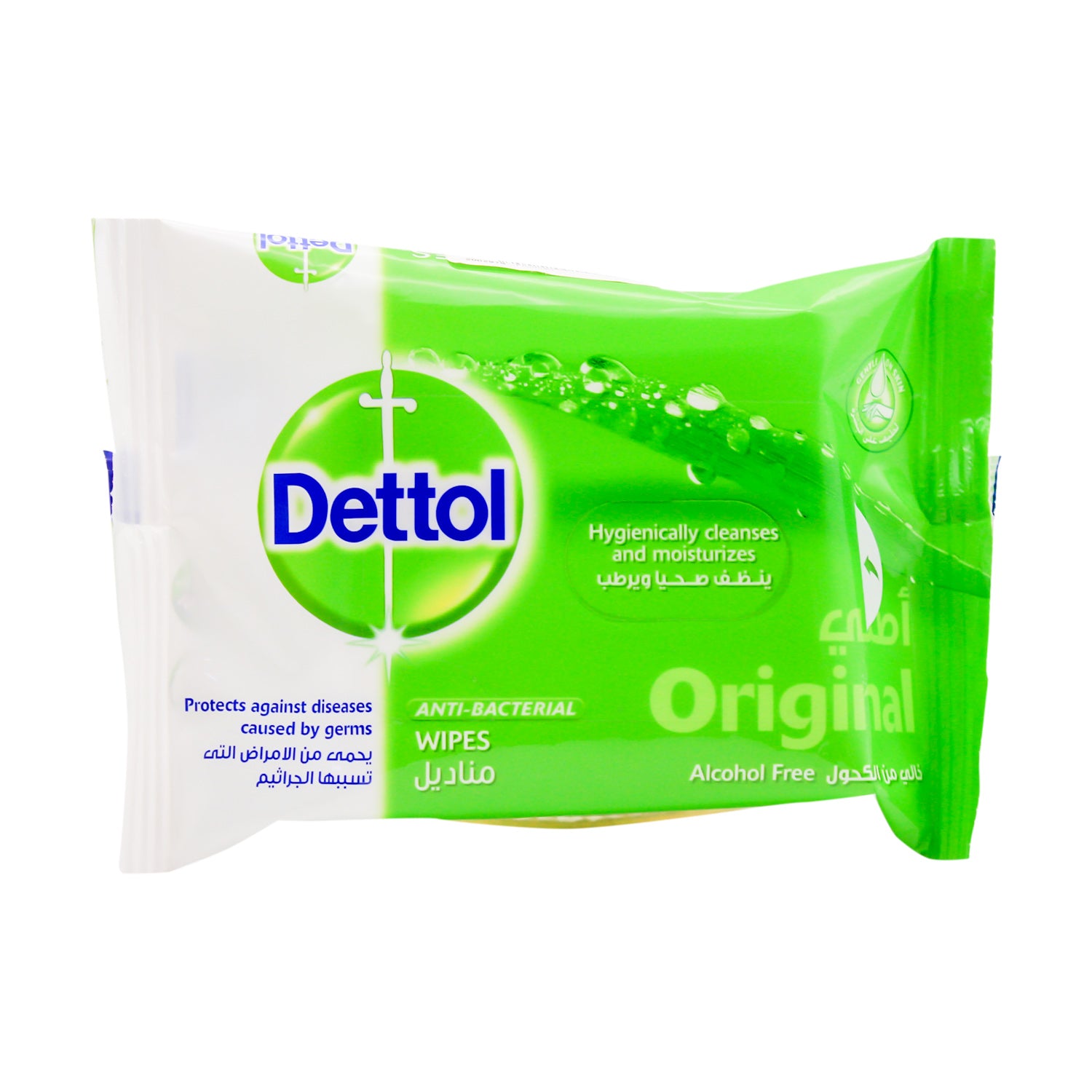 Dettol Original Antibacterial Skin Wipes - alcohol free