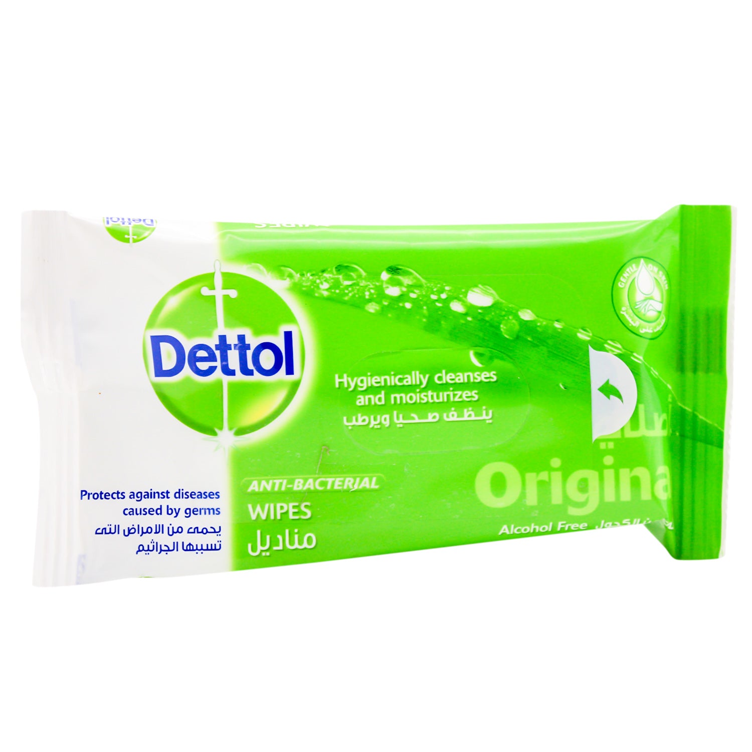 Dettol Original Antibacterial Skin Wipes - alcohol free