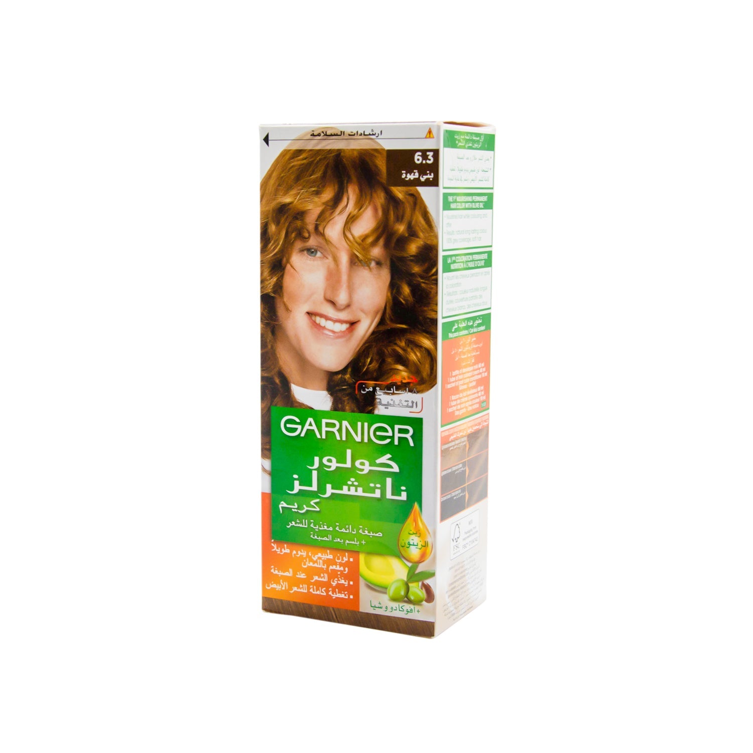 Garnier Color Naturals Nourishing Permanent Hair Dye Cream with 3 Oils Mocha Blonde 6.3