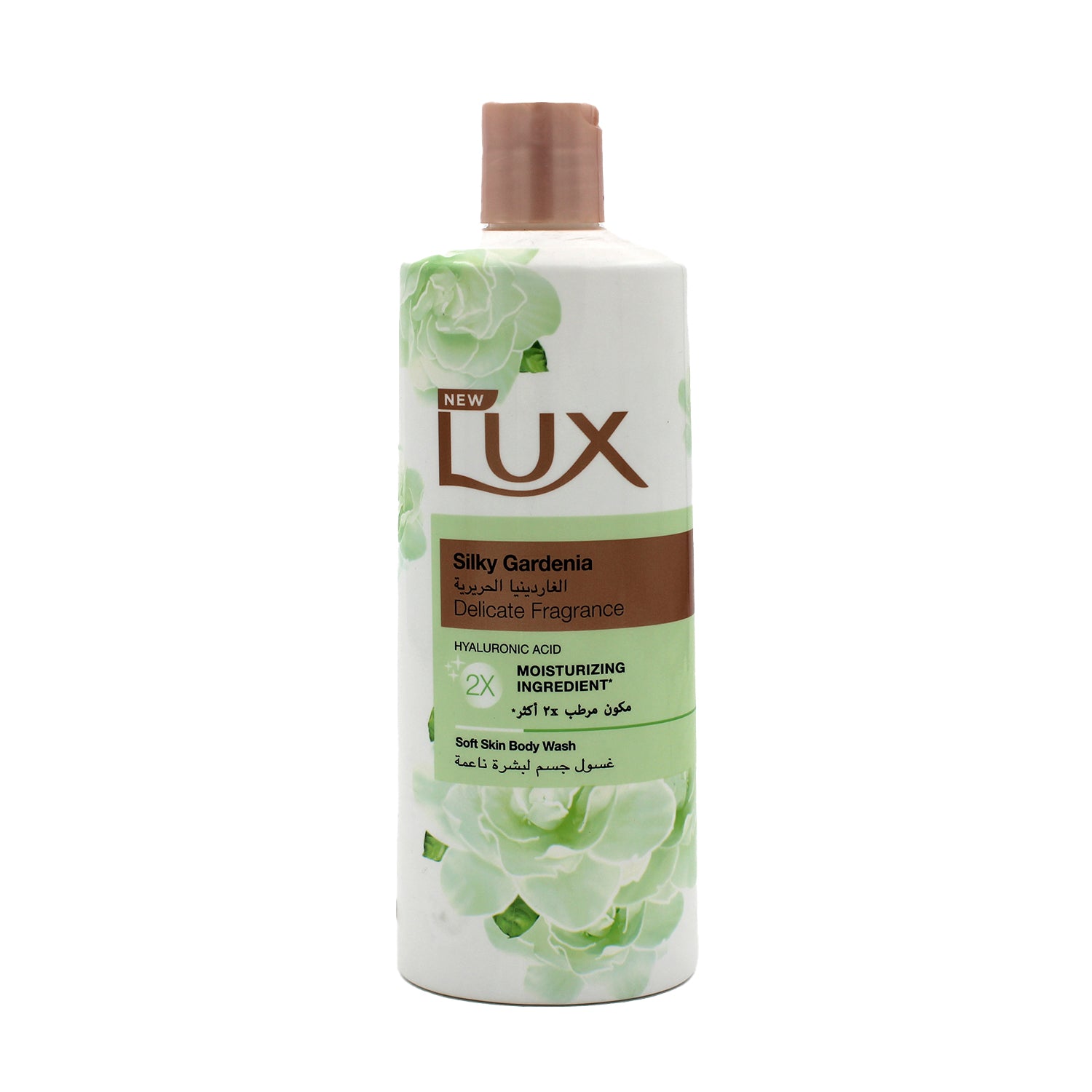 Lux Delicate Fragrance Moisturizing Body Wash Silky Gardenia Scent with Hyaluronic Acid