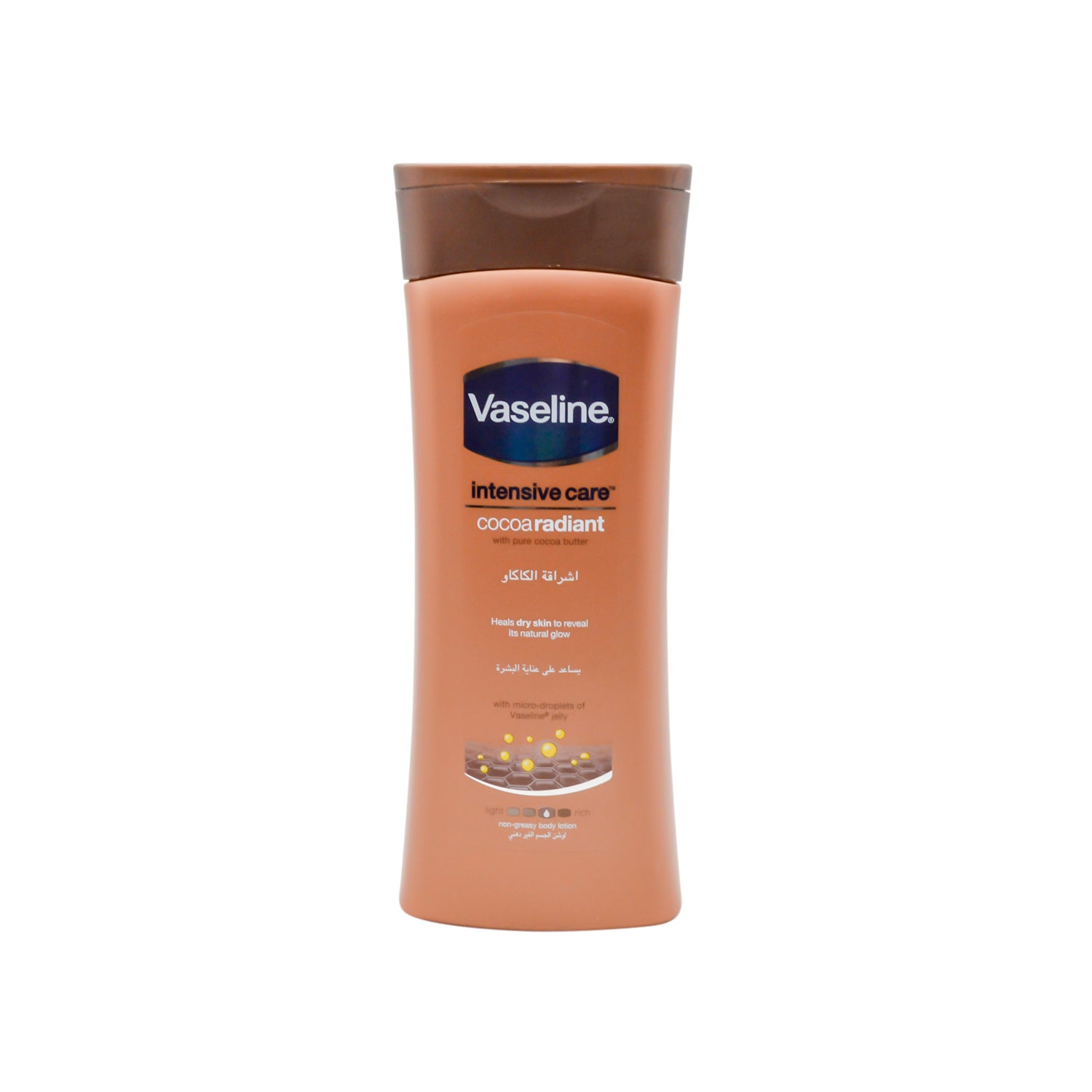 Vaseline Intensive Care Non-Greasy Body Lotion with Cocoa Butter for Dry to Very Dry Skin