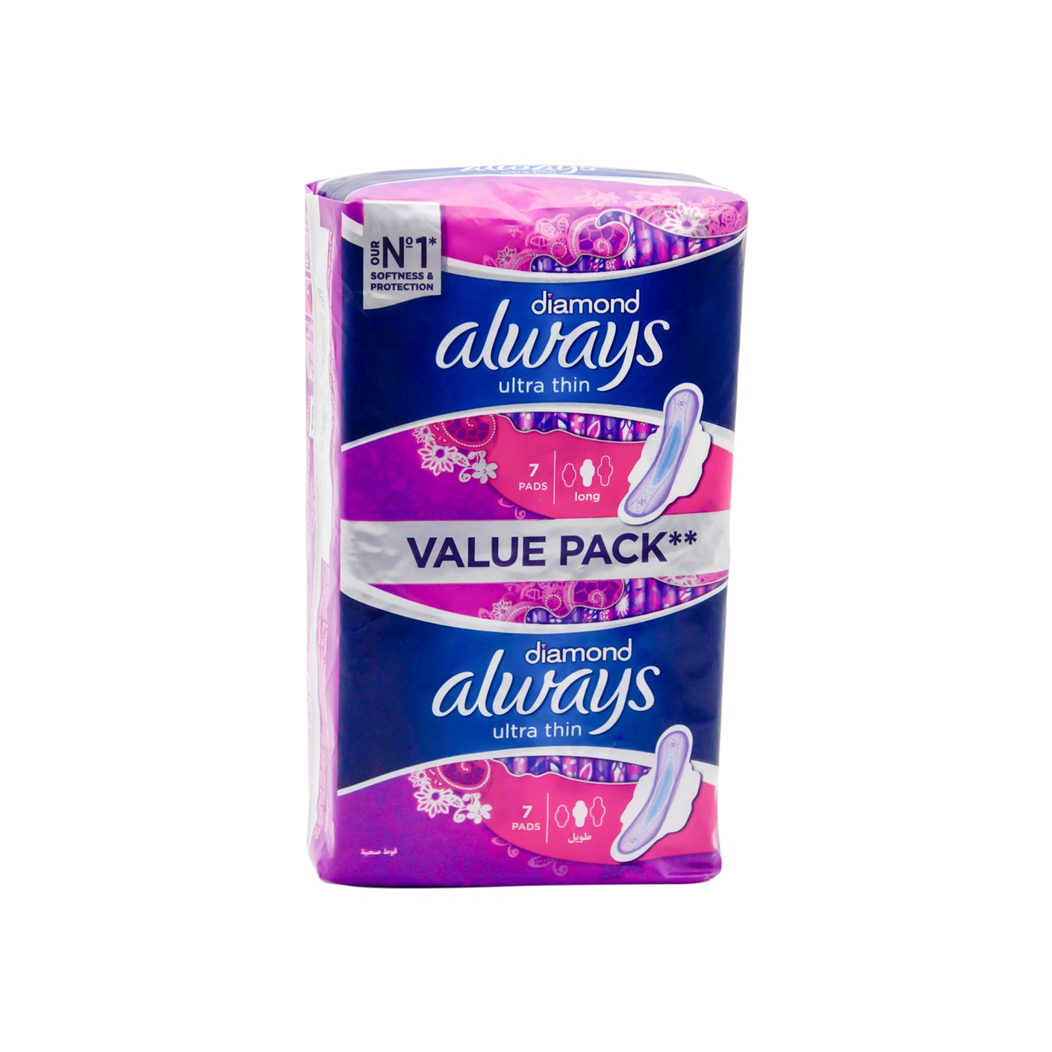 Always All in One Large Ultra Thin Pads with Wings