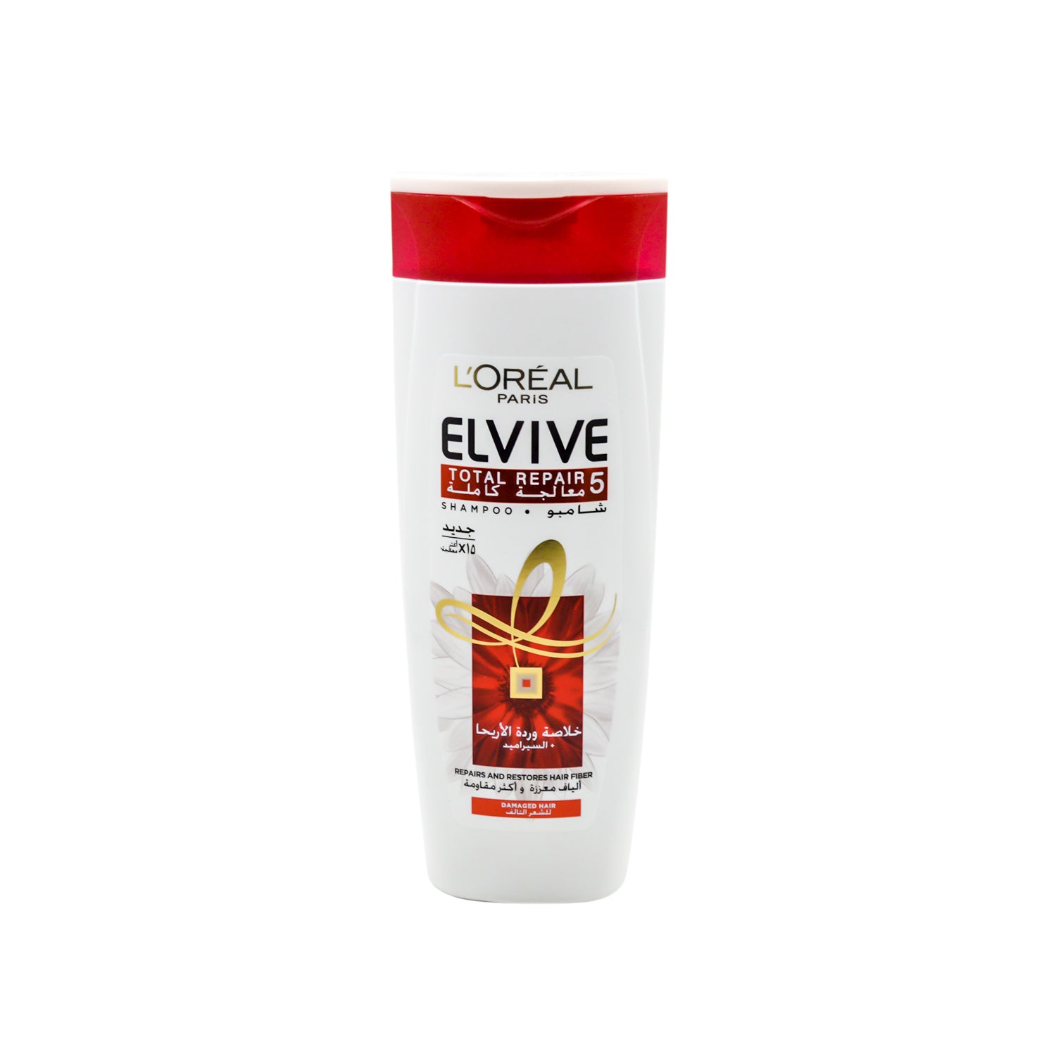 L'Oreal Elvive Total Repair 5 Shampoo with Rose of Jericho Extract & Ceramide for Damaged Hair