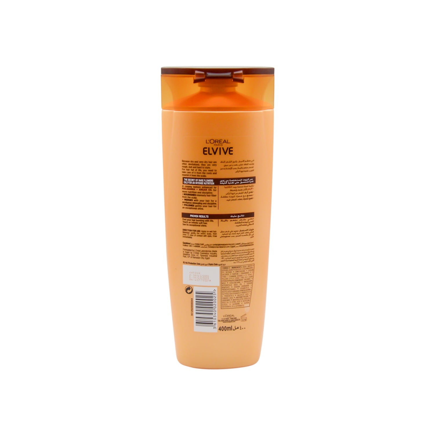 L'Oreal Elvive Extraordinary Oil Nourishing Shampoo with 6 Flower Oils for Dry, Dull & Rough Hair