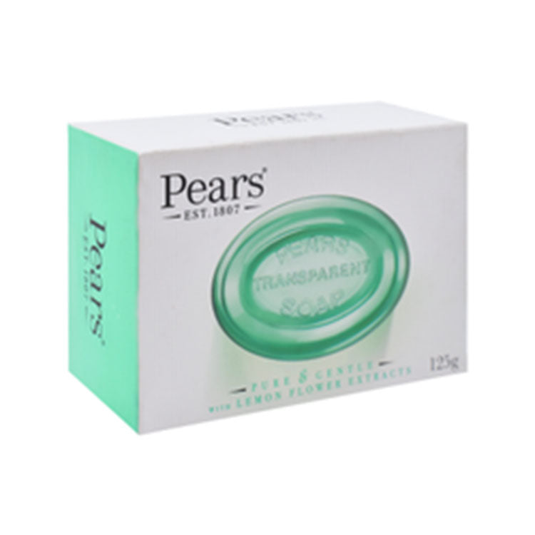 Pears Transparent Soap Bar with Lemon & Flower Extract