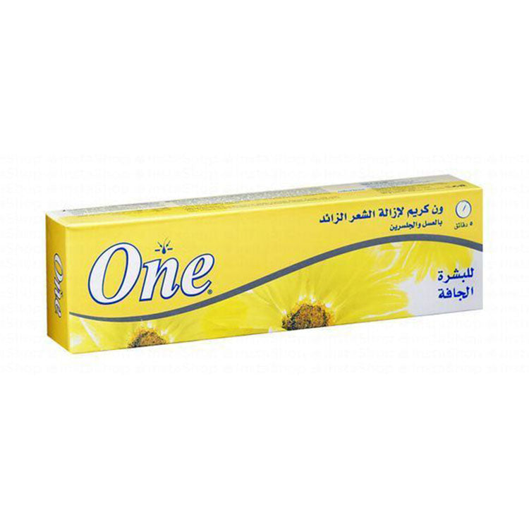 One Hair Removal Cream with Honey & Glycerin for Dry Skin