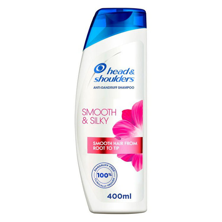 Head & Shoulders Smooth & Silky Anti-Dandruff Shampoo for Dry & Frizzy Hair