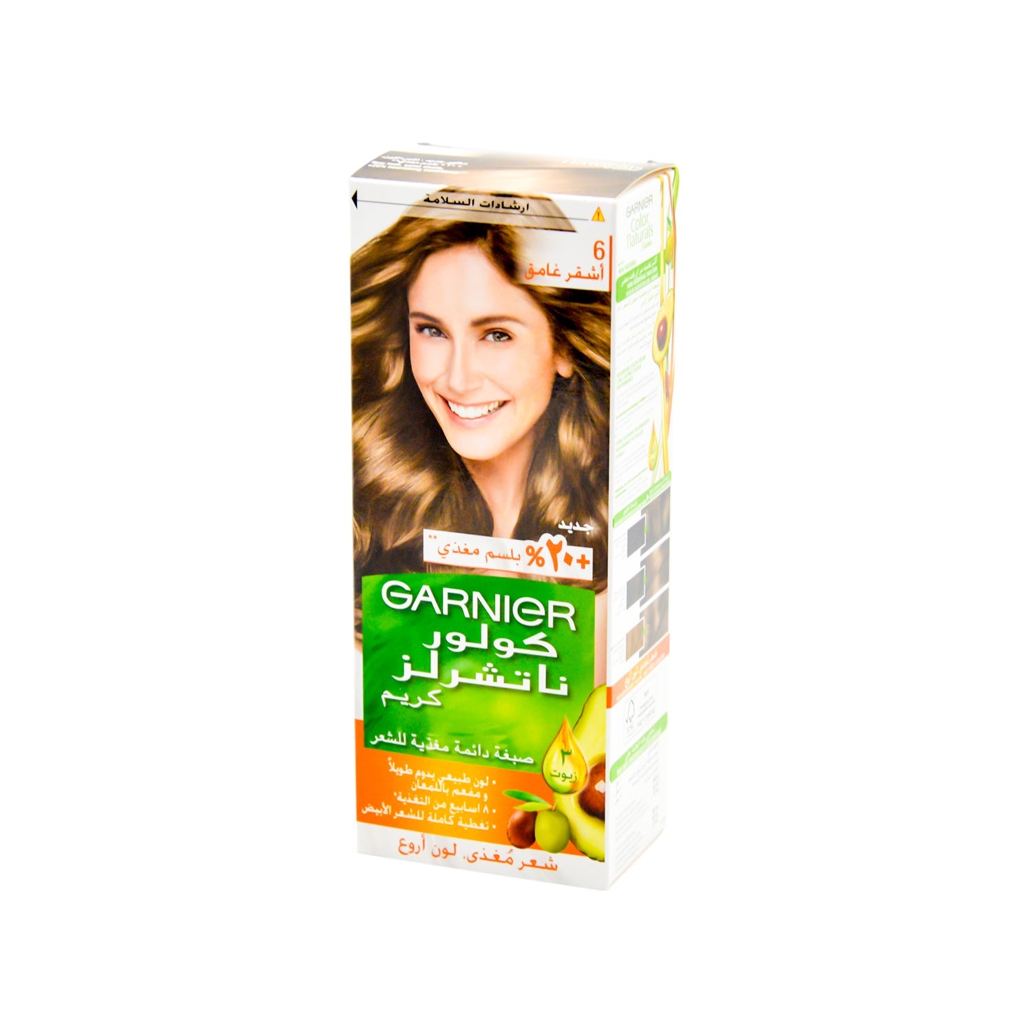 Garnier Color Naturals Nourishing Permanent Hair Dye Cream with Shea Butter, Avocado & Olive Oils Dark Blonde 6