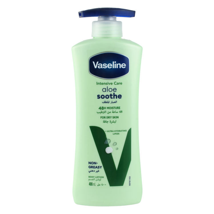 Vaseline Intensive Care Aloe Soothe Non-Greasy Body Lotion for Dry Skin