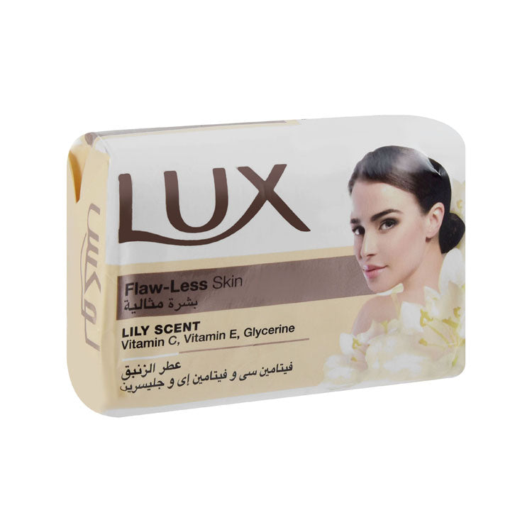 صابون لوكس فلوليس سكين برائحة الزنبق مع فيتامين C و E والجليسيرين