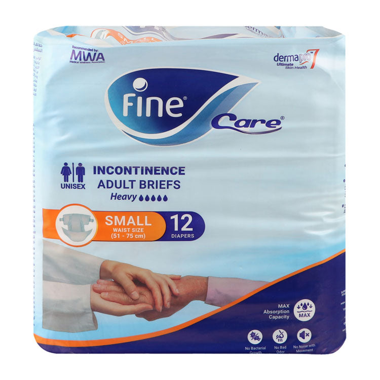 Fine Care Incontinence Unisex Briefs Small (51-75cm)