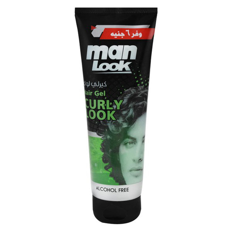 Man Look Hair Gel Curly Look - alcohol free