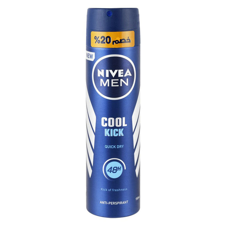 NIVEA Men Cool Kick Antiperspirant 48H Deodorant Spray (20% Off)