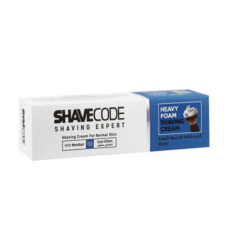 Shave Code Shaving Cream with Menthol for Normal Skin