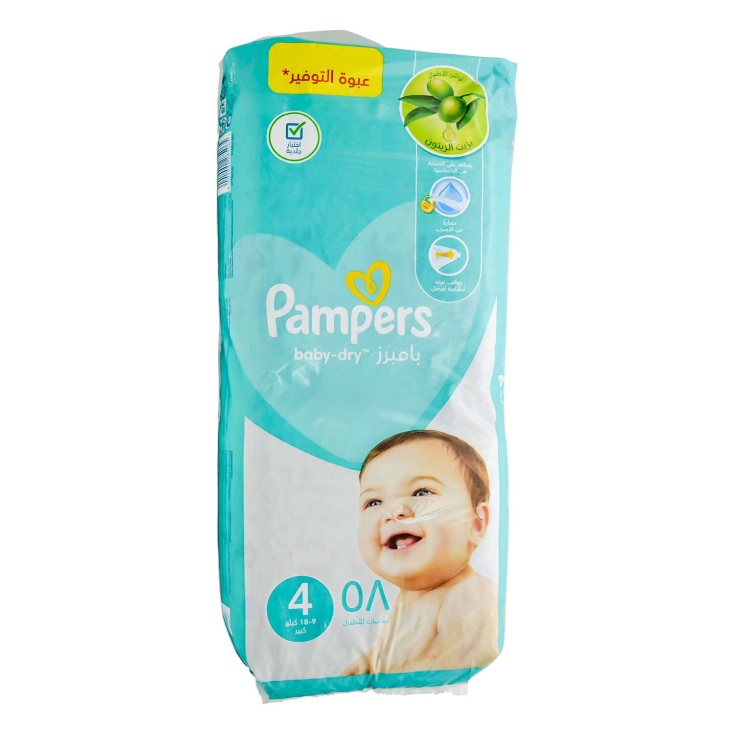 بامبرز أكتيف بيبي دراي مقاس 4 (9-18 كجم)