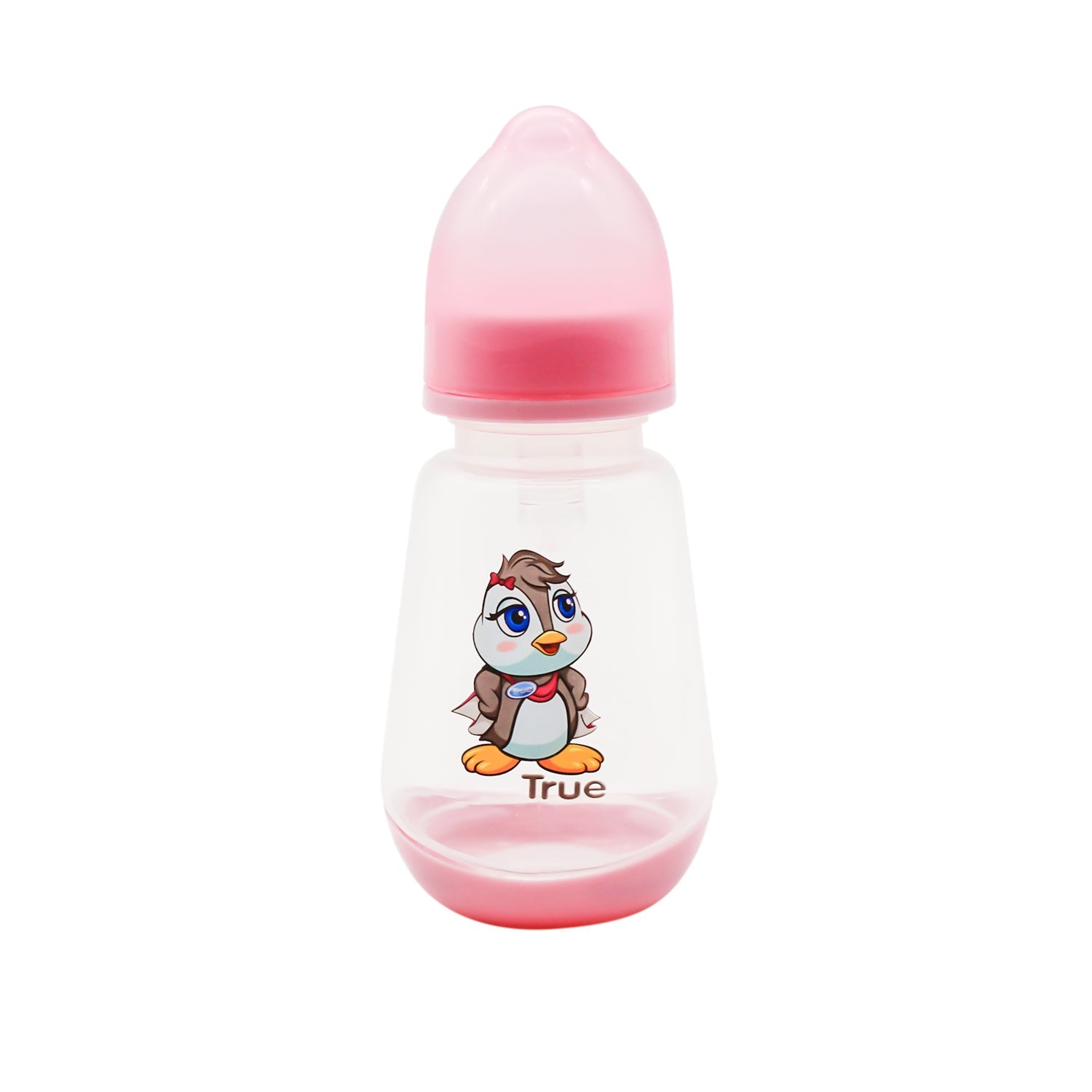True Pink 150ml Feeding Bottle with Standard Silicone Teat for Babies (0+ Months) - BPA free