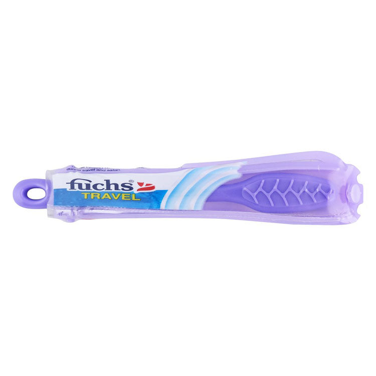 Fuchs Travel Purple Medium Toothbrush