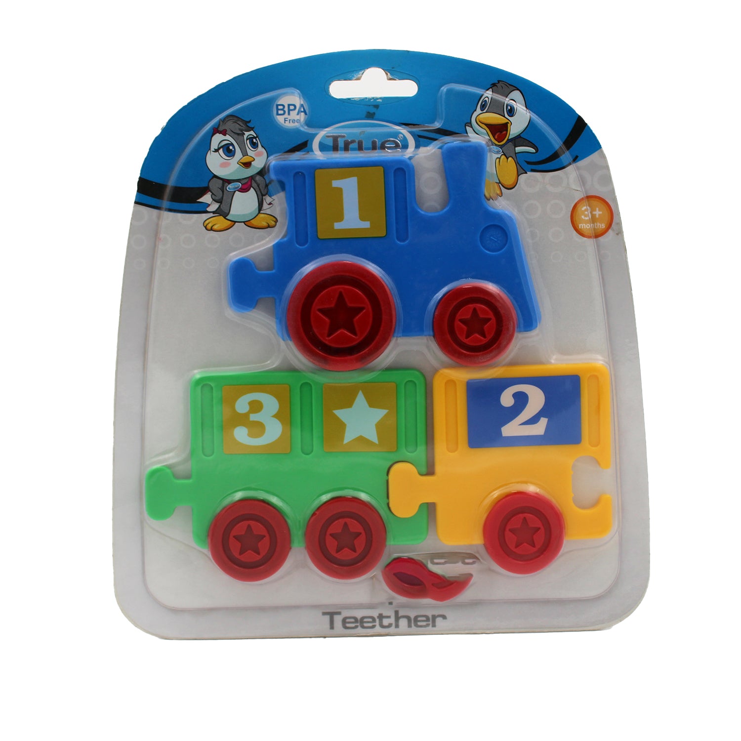 True Multicolor Baby Teether (3+ Months) - BPA free