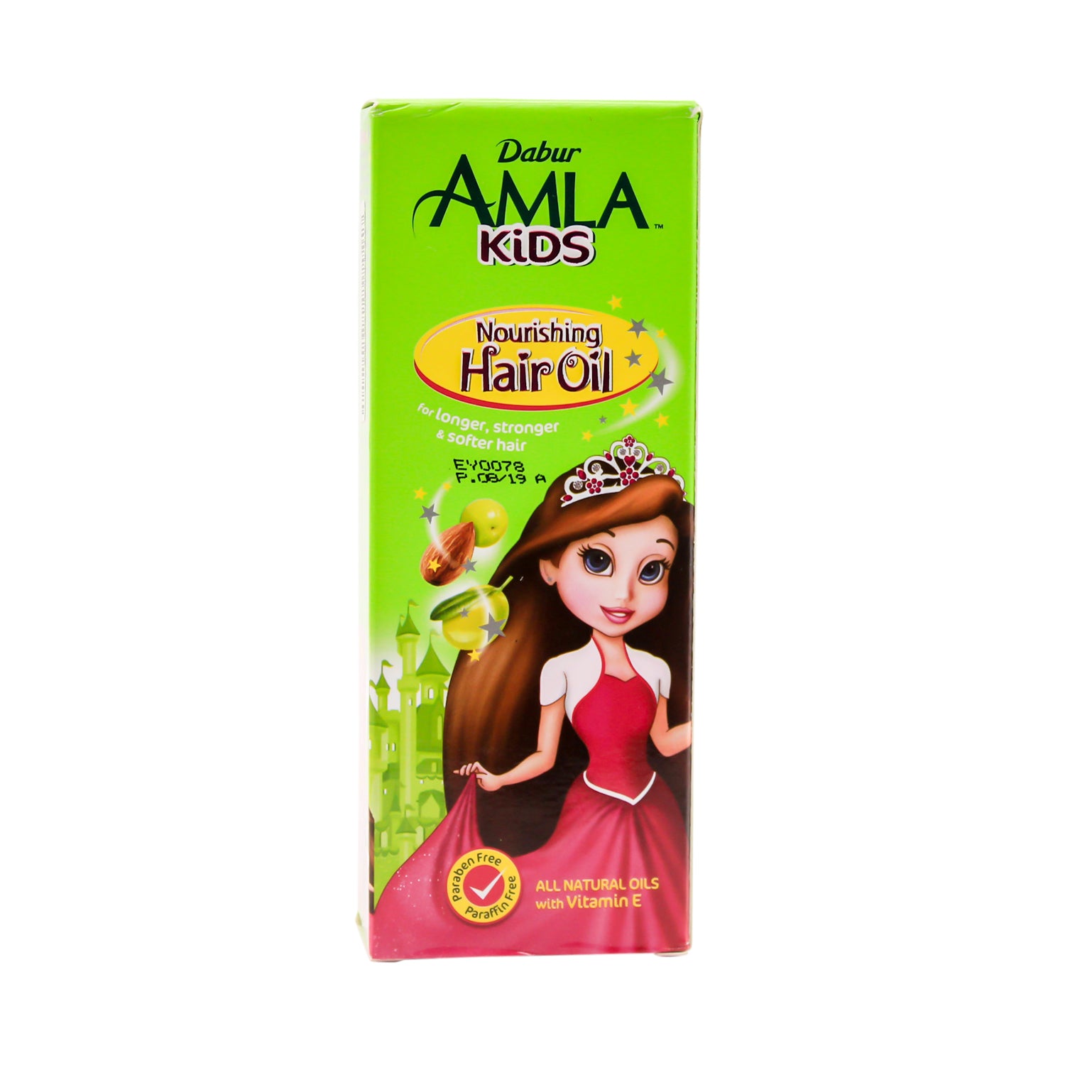Dabur Amla Kids Nourishing Hair Oil with Vitamin E - parabens free