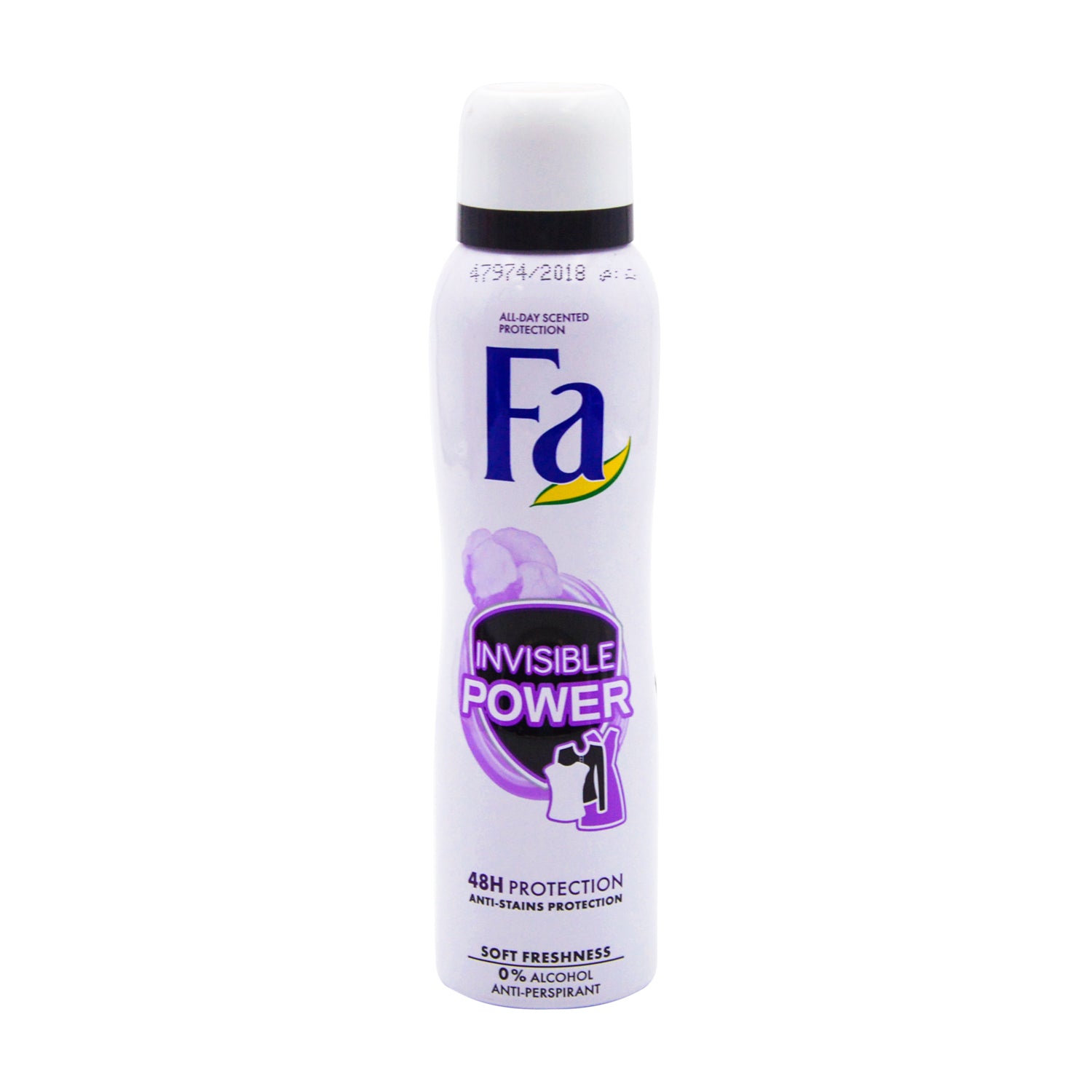Fa Invisible Power Deodorant Spray for Women - alcohol free