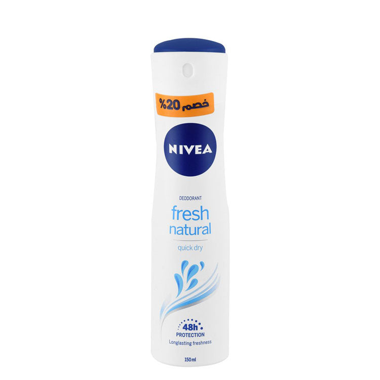 NIVEA Fresh Natural 48H Deodorant Spray for Women (20% Off)