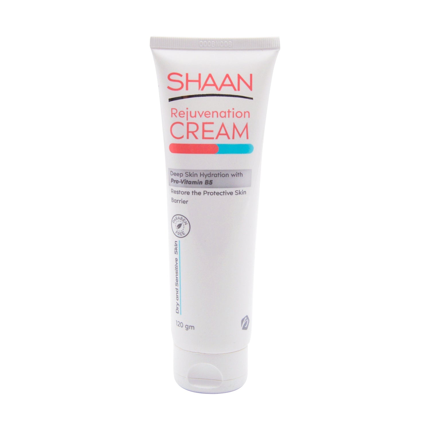 Shaan Rejuvenation Moisturizing Cream with Pro-Vitamin B5 for Dry & Sensitive Skin - parabens free