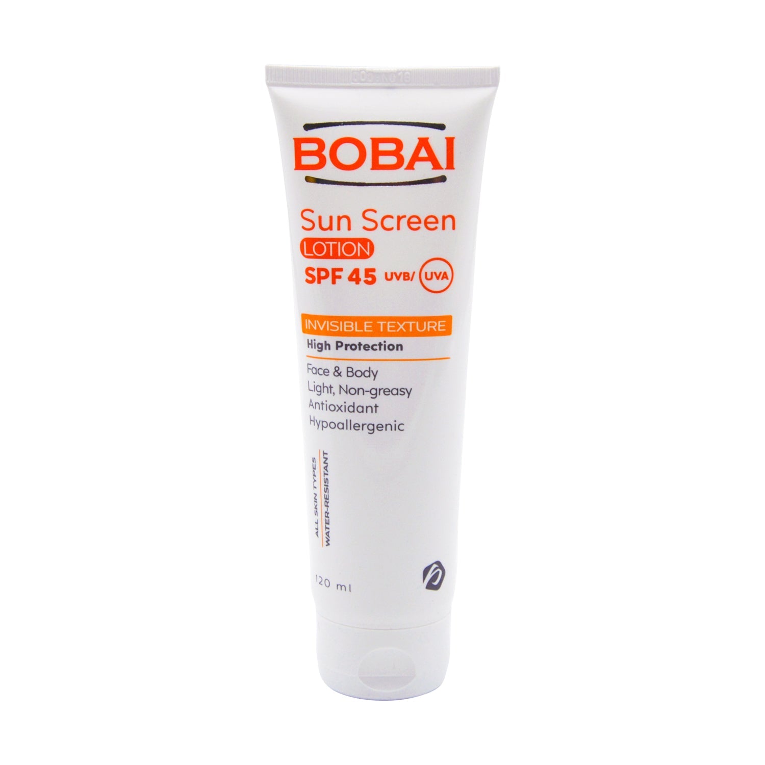 Bobai Hypoallergenic Water-Resistant Antioxidant Face & Body Sunscreen for All Skin Types SPF45 - non comedogenic