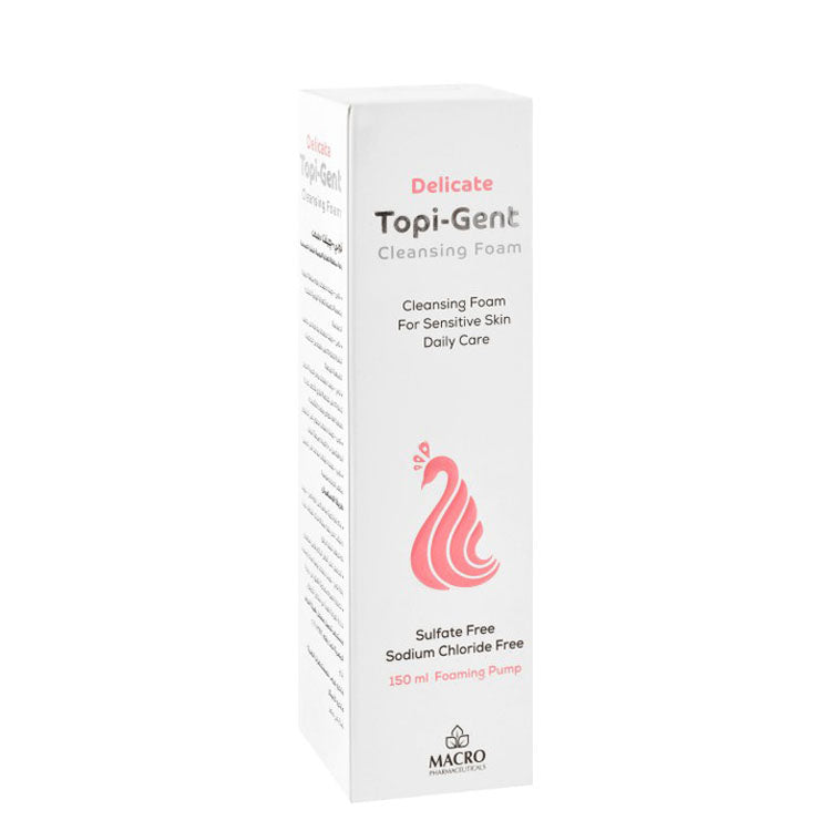 غسول توبي-جنت الرغوي اللطيف للبشرة الحساسة - خالٍ من كلوريد الصوديوم والكبريتات