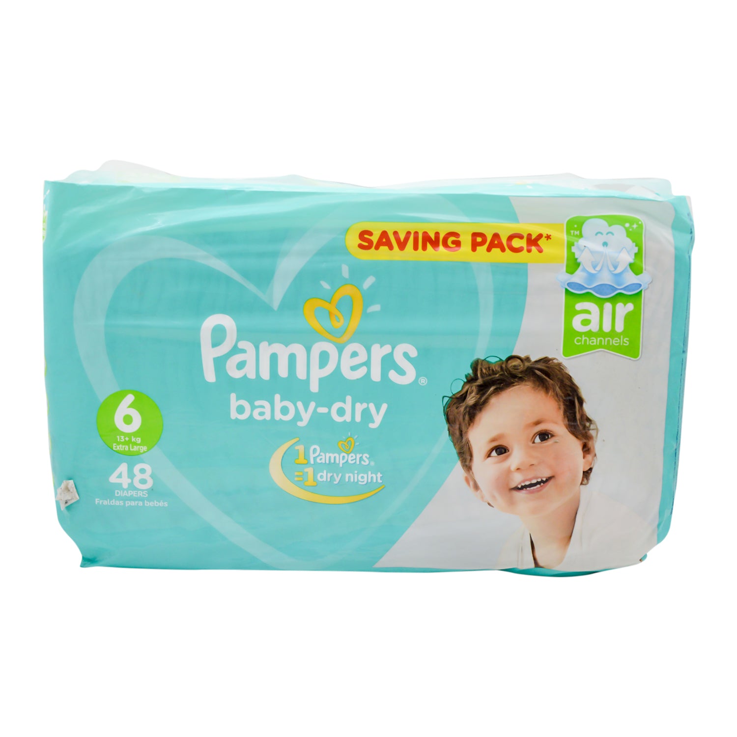 حفاضات بامبرز بيبي دراي إكس إل مقاس 6 (13+ كجم)