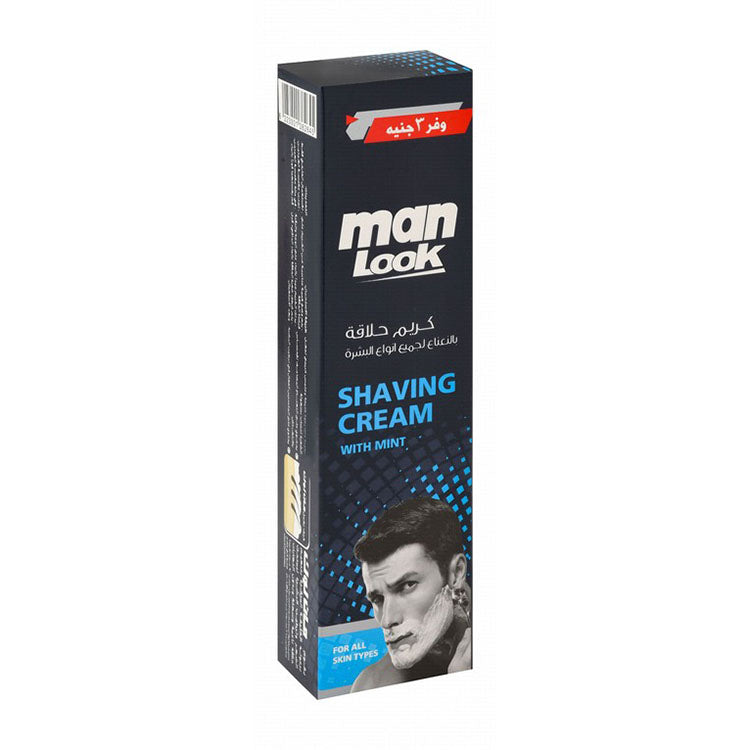 Man Look Shaving Cream With Mint For All Skin Types (-3 EGP)