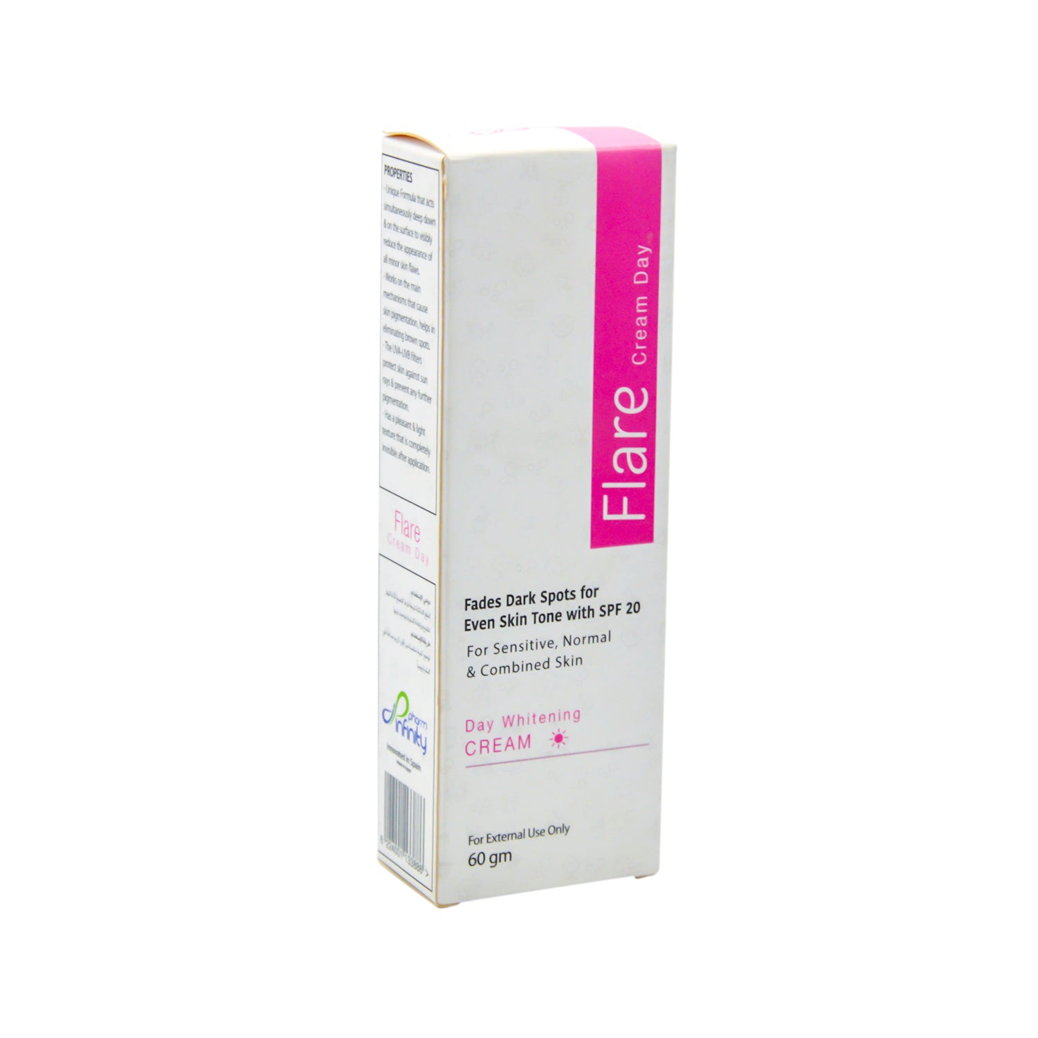 Flare Whitening Day Cream for Sensitive, Normal & Combined Skin SPF30+