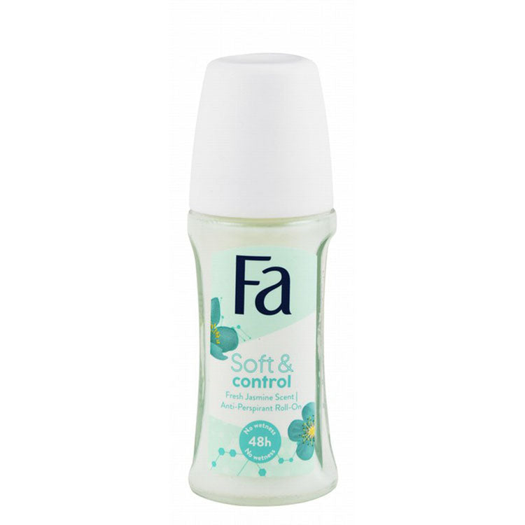 Fa Soft & Control Antiperspirant Roll-On Deodorant Jasmine Scent